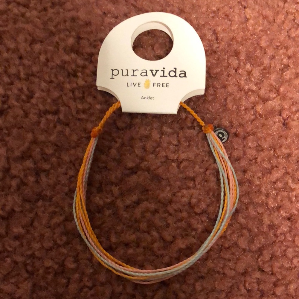 Puravida Live Free Anklet